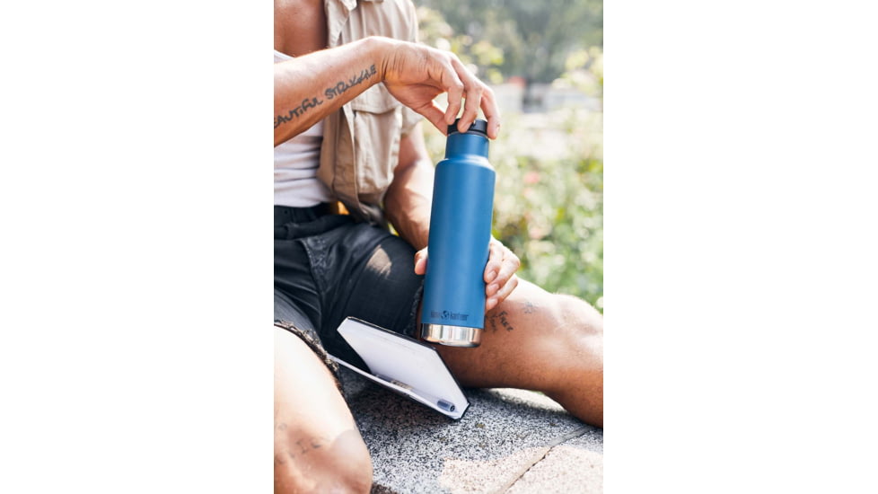 Klean Kanteen Insulated Classic w/Loop Cap, 20oz, Real Teal, 1008459