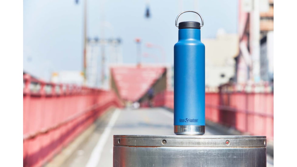 Klean Kanteen Insulated Classic w/Loop Cap, 20oz, Real Teal, 1008459