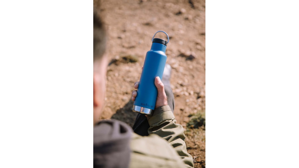 Klean Kanteen Insulated Classic w/Loop Cap, 20oz, Real Teal, 1008459