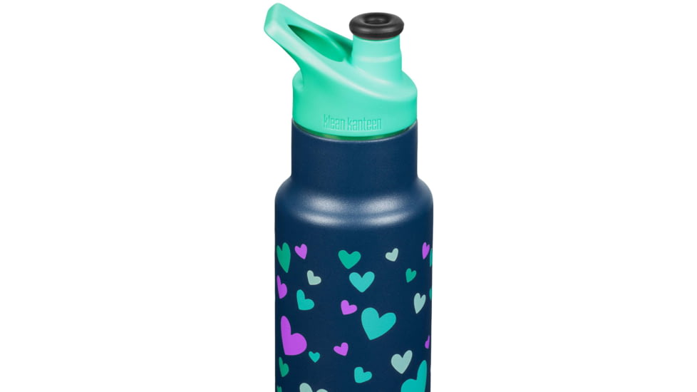 Klean Kanteen Insulated Kid Classic Narrow, 12oz, Navy Hearts, 1008873