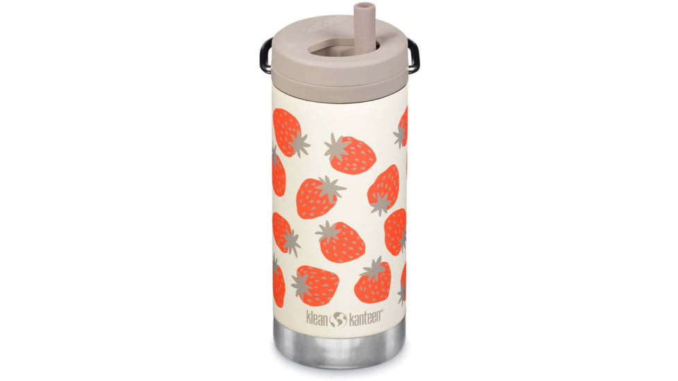 Klean Kanteen Insulated TKWide w/ Twist Cap, 12oz, Strawberries, 1009471