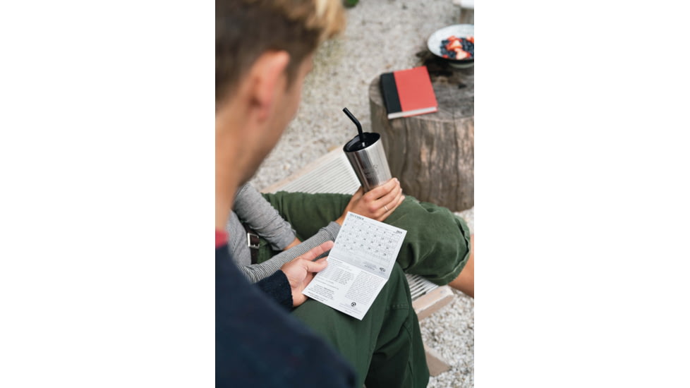 Klean Kanteen Insulated Tumbler w/Straw Lid And Straw, 16oz, Shale Black, 1005726