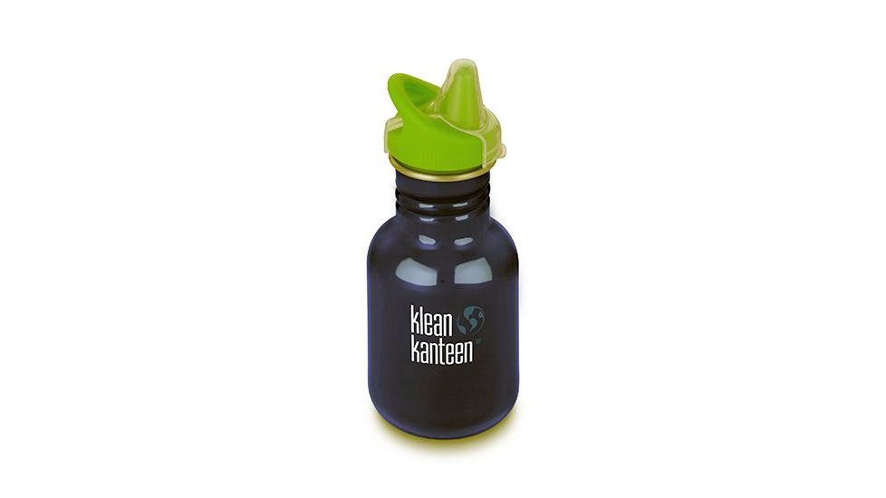 Klean Kanteen Kid Classic W/ Sippy Cap, 12oz, Coastal Waters, Coastal Waters, 18/8 Stainless Steel, Polyprop, KK-43977