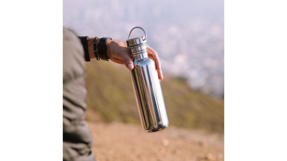 Klean Kanteen Reflect Water Bottle, 27oz, Mirrored Stainless, 1008542