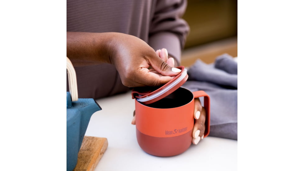 Klean Kanteen Rise Mug w/ Flip Lid, 14oz, Autumn Glaze, 1010198