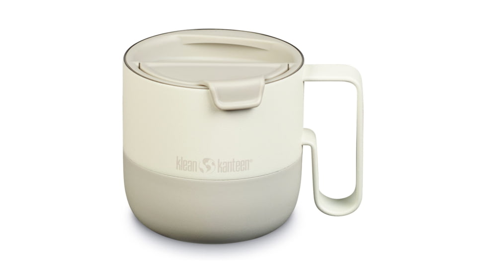 Klean Kanteen Rise Mug w/ Flip Lid, 14oz, Tofu, 1010192