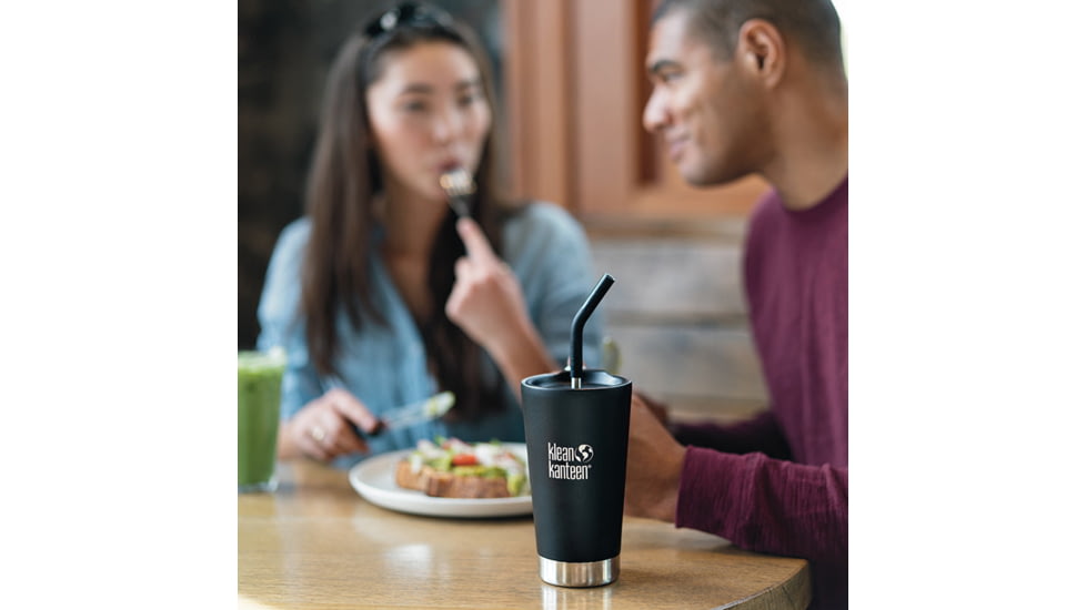 Klean Kanteen Straw, 8mm - 2 Pack, Black, 1009655