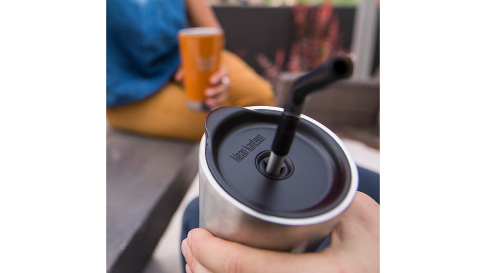 Klean Kanteen Straw Lid For Pints and Tumblers, Black, 1005717