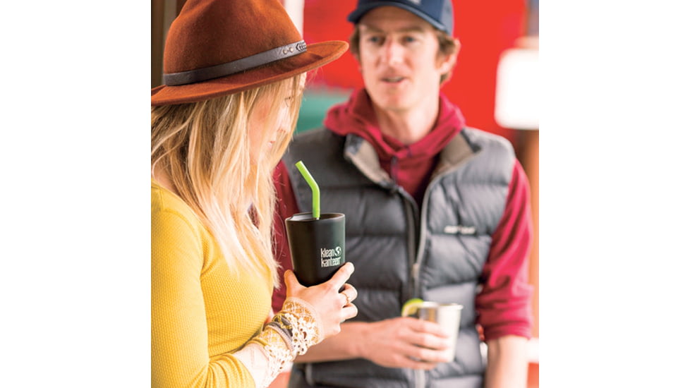 Klean Kanteen Straw Lid For Pints and Tumblers, Black, 1005717