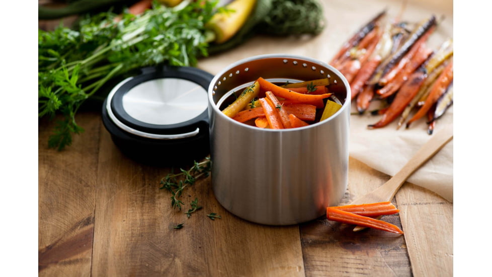 Klean Kanteen TKCanister w/Insulated Lid, 16oz, Brushed Stainless, 1005659