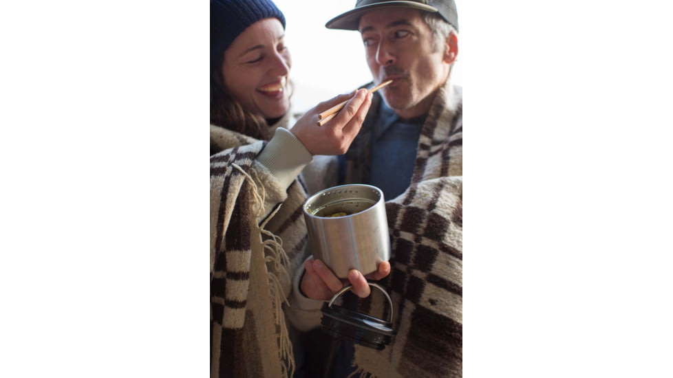 Klean Kanteen TKCanister w/Insulated Lid, 16oz, Brushed Stainless, 1005659