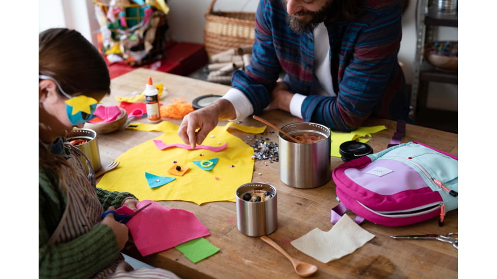 Klean Kanteen TKCanister w/Insulated Lid, 32oz, Brushed Stainless, 1005660