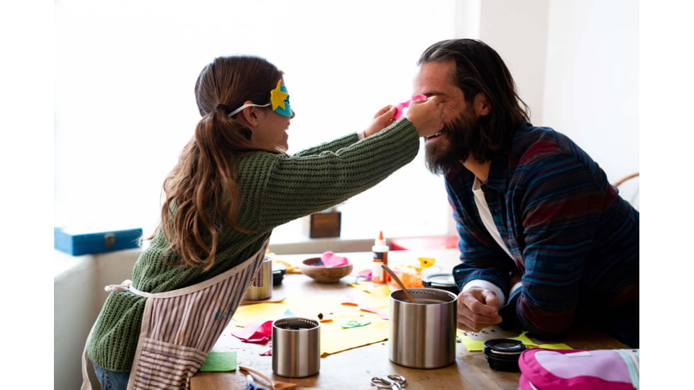 Klean Kanteen TKCanister w/Insulated Lid, 32oz, Brushed Stainless, 1005660