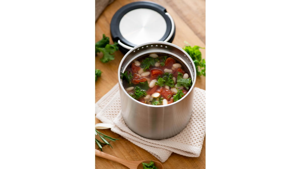 Klean Kanteen TKCanister w/Insulated Lid, 32oz, Brushed Stainless, 1005660