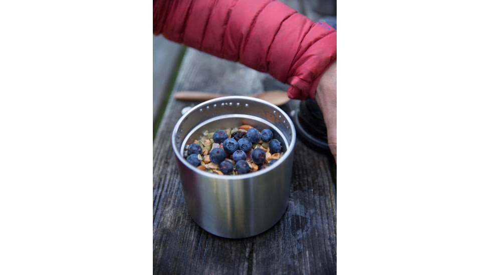 Klean Kanteen TKCanister w/Insulated Lid, 32oz, Brushed Stainless, 1005660