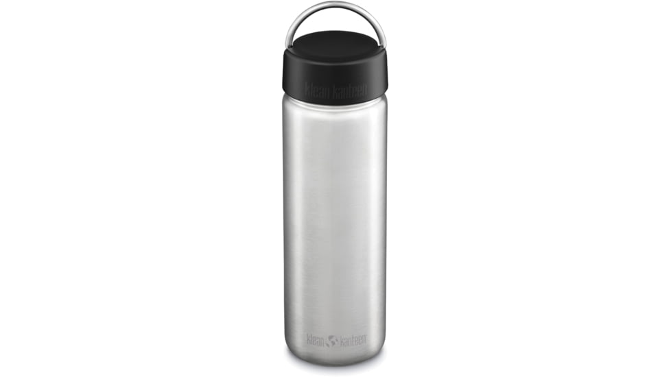 Klean Kanteen Wide w/Wide Loop Cap, 27oz, Brushed Stainless, 27oz, 1009489