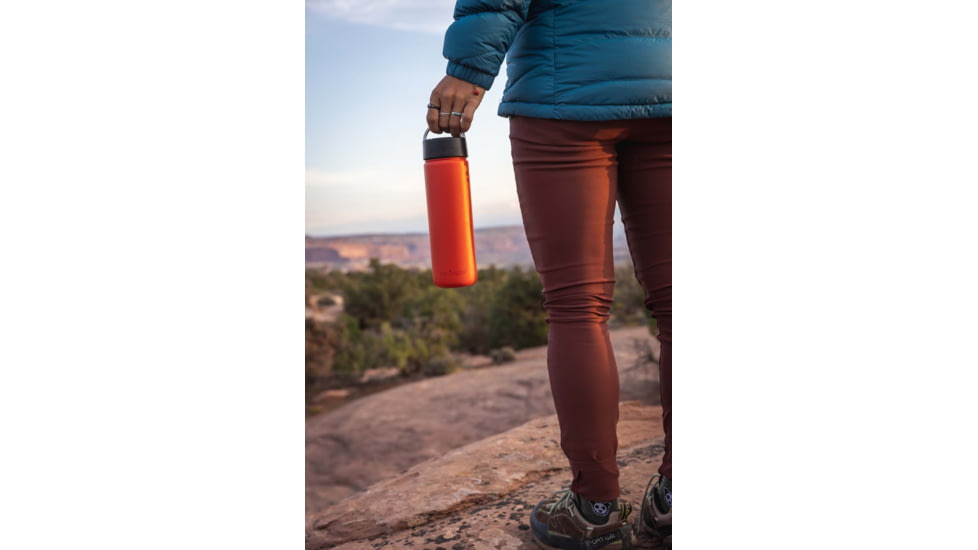 Klean Kanteen Wide w/Wide Loop Cap, 27oz, Tiger Lily, 1009493