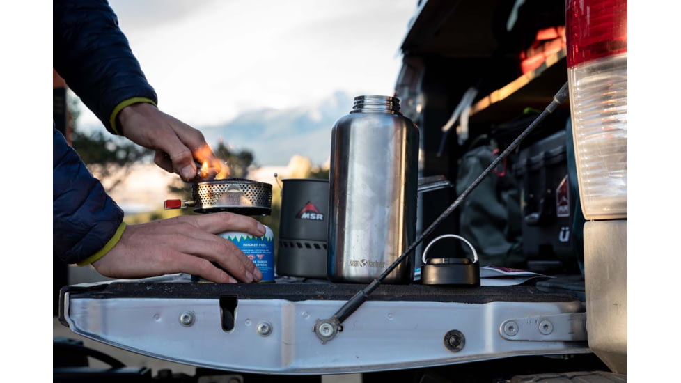 Klean Kanteen Wide w/Wide Loop Cap, 64oz, Brushed Stainless, 1009501