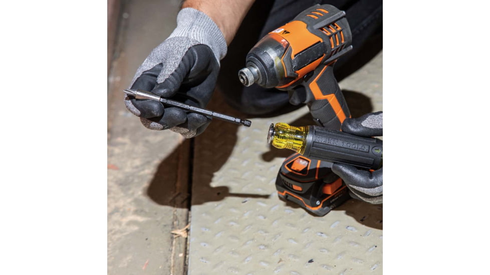 Klein Tools 14in1 Multi-Bit Adjustable Length Screwdriver, Black/Yellow, 32303