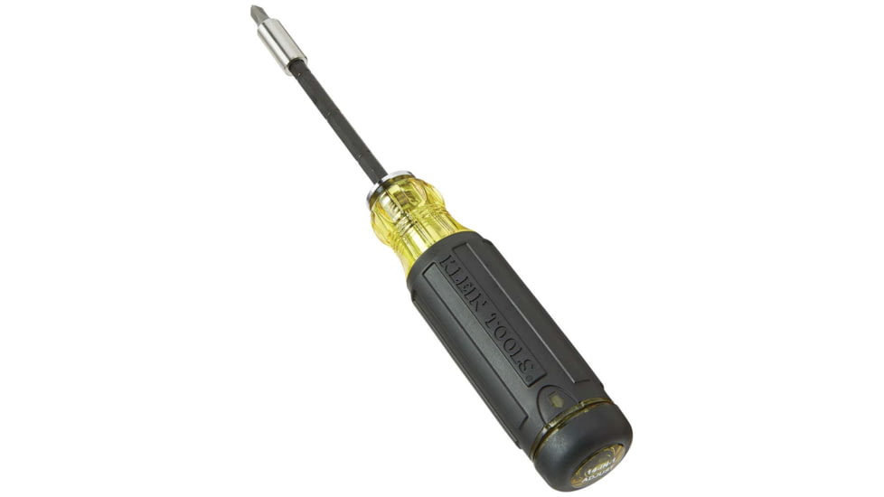 Klein Tools 14in1 Multi-Bit Adjustable Length Screwdriver, Black/Yellow, 32303