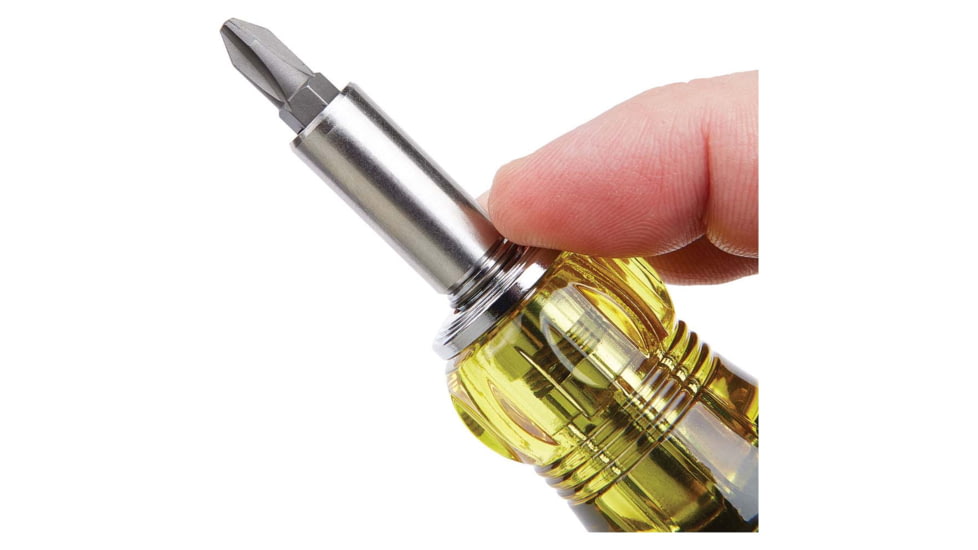 Klein Tools 14in1 Multi-Bit Adjustable Length Screwdriver, Black/Yellow, 32303