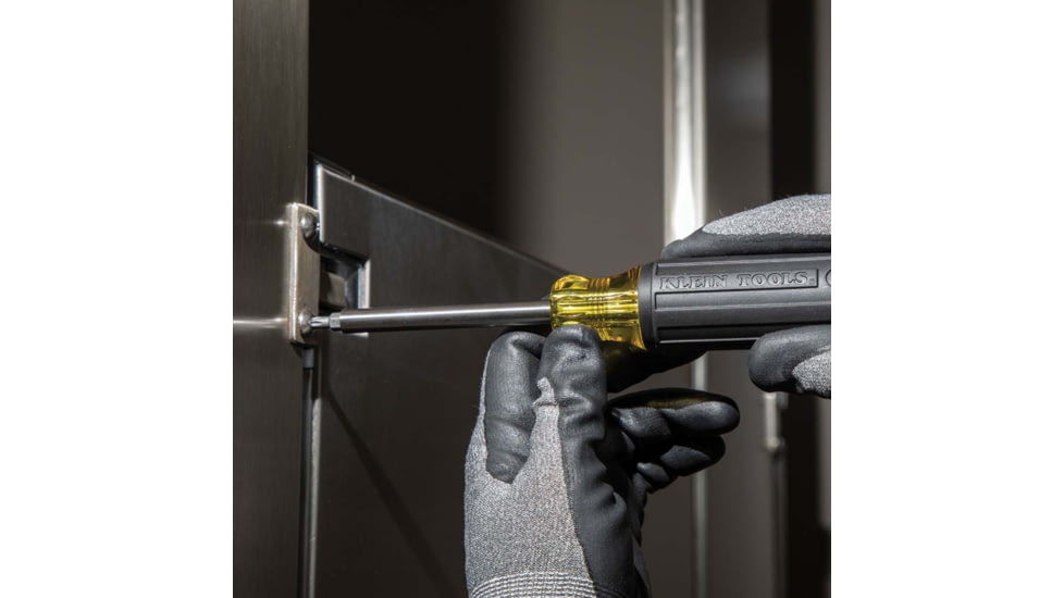 Klein Tools 27in1 Multi-Bit Tamperproof Screwdriver, Black/Yellow, 32307