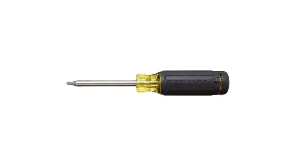 Klein Tools 27in1 Multi-Bit Tamperproof Screwdriver, Black/Yellow, 32307