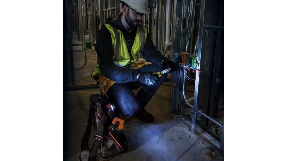 Klein Tools 600 Amps AC Auto-Ranging Digital Clamp Meter, True RMS, Orange/Black, CL600