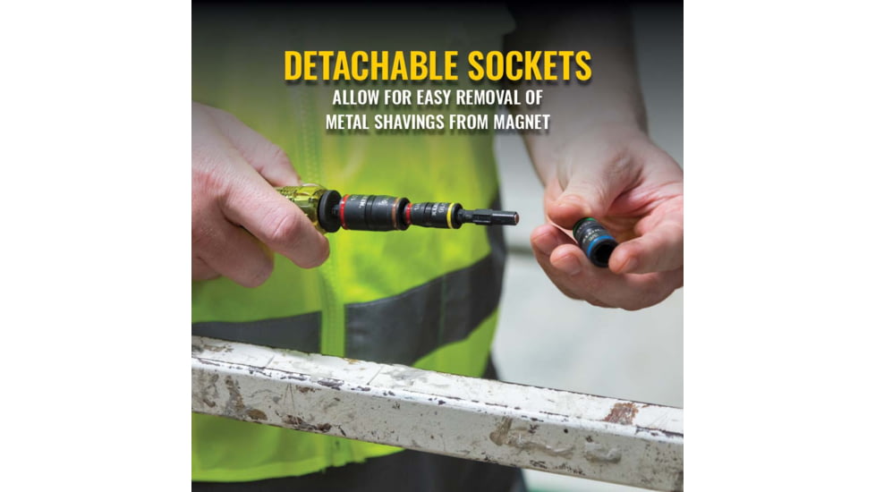 Klein Tools 7in1 Impact Flip Socket w/Handle, 32900