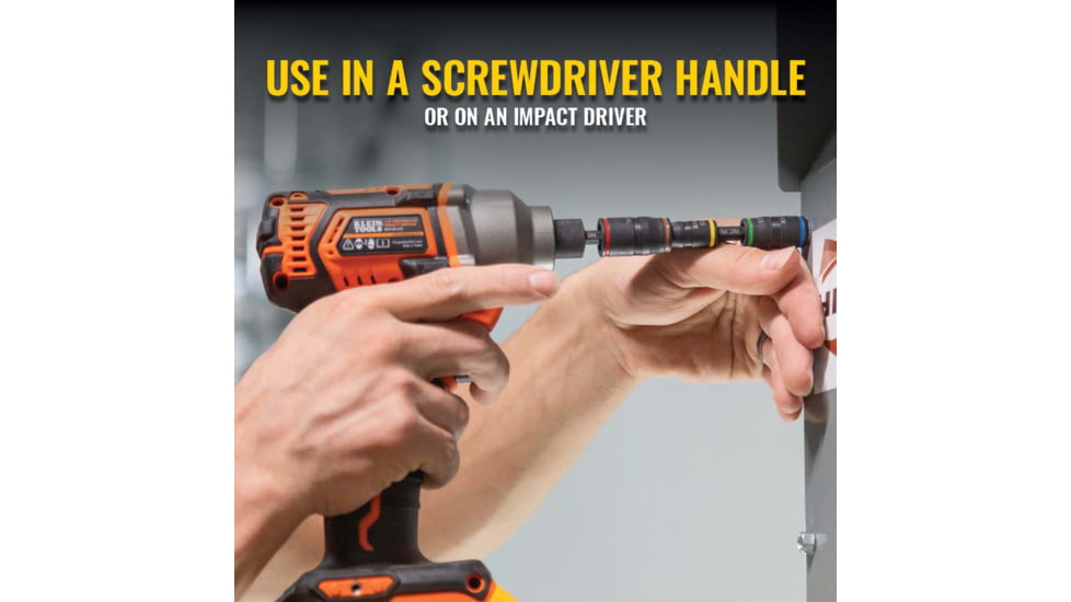 Klein Tools 7in1 Impact Flip Socket w/Handle, 32900