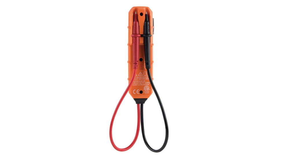 Klein Tools AC/DC Voltage Tester, Orange/Black, ET45