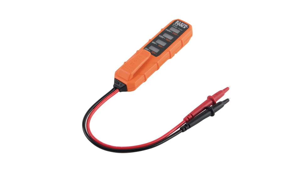 Klein Tools AC/DC Voltage Tester, Orange/Black, ET45