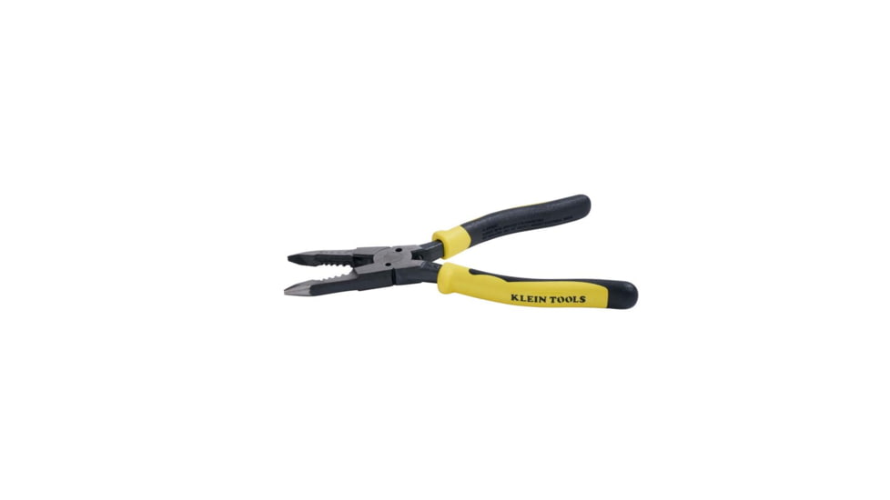 Klein Tools All-Purpose Needle Nose Pliers, Spring Loaded, Cuts, Strips, 8.5In, Yellow/Black, J206-8C
