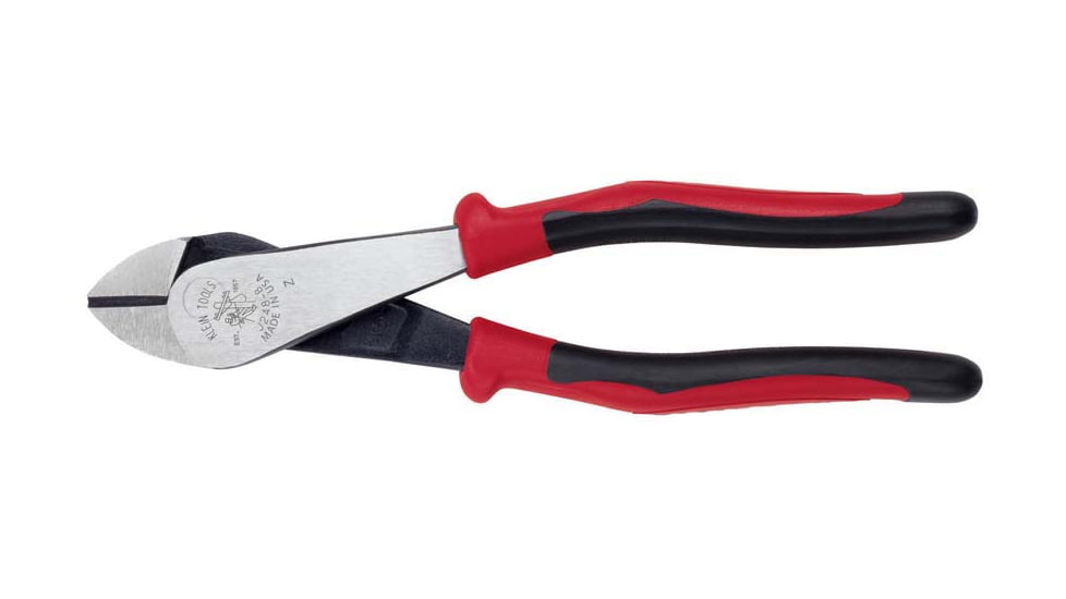 Klein Tools Angled Head Diagonal Cutting Pliers, Journeyman, 8In, Red/Black, J248-8