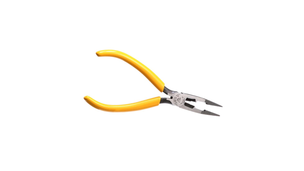 Klein Tools Connector Crimping Needle Nose Pliers, 7In, Yellow, VDV026-049