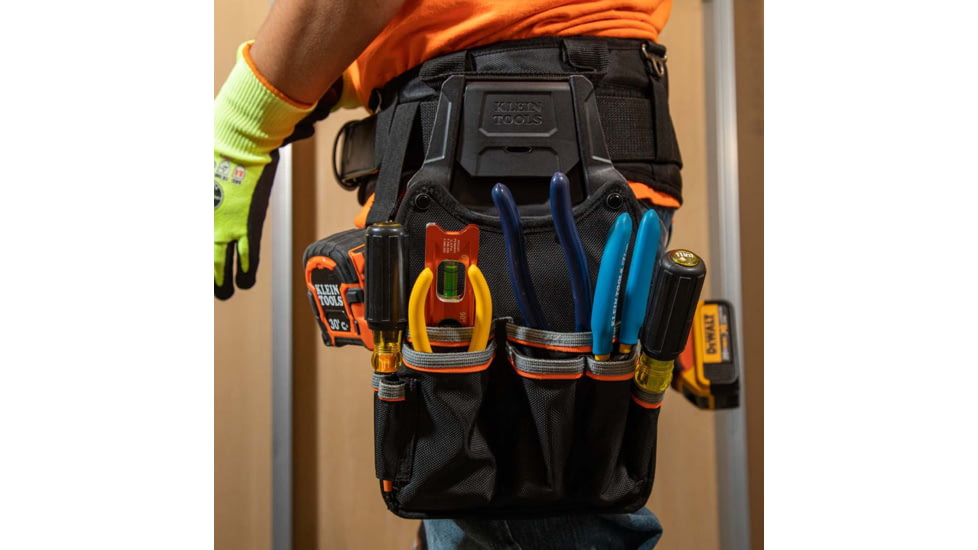 Klein Tools Connector Crimping Needle Nose Pliers, 7In, Yellow, VDV026-049