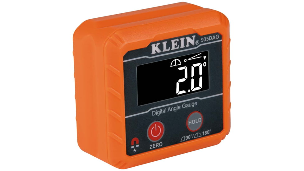 Klein Tools Digital Angle Gauge and Level, Orange, 935DAG