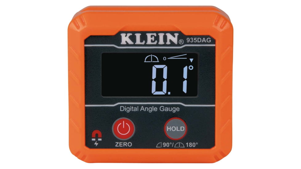 Klein Tools Digital Angle Gauge and Level, Orange, 935DAG