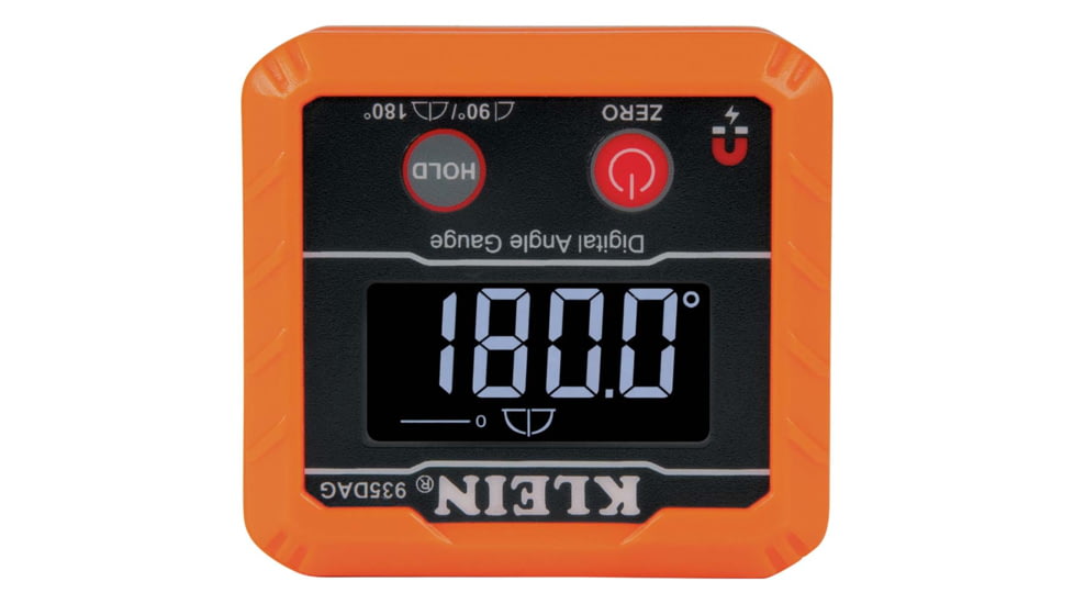Klein Tools Digital Angle Gauge and Level, Orange, 935DAG