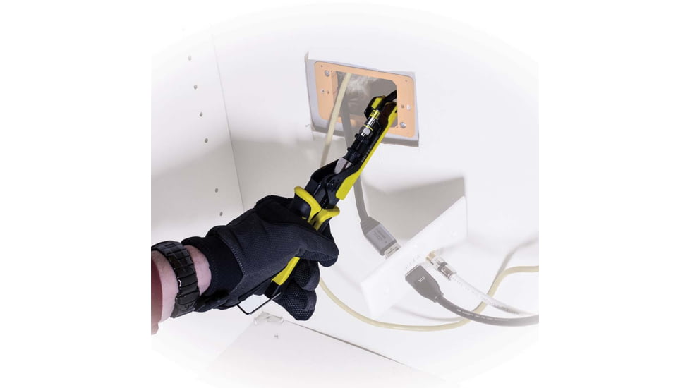 Klein Tools Extended Reach Multi-Connector Compression Crimper, Black/Yellow, VDV211-100