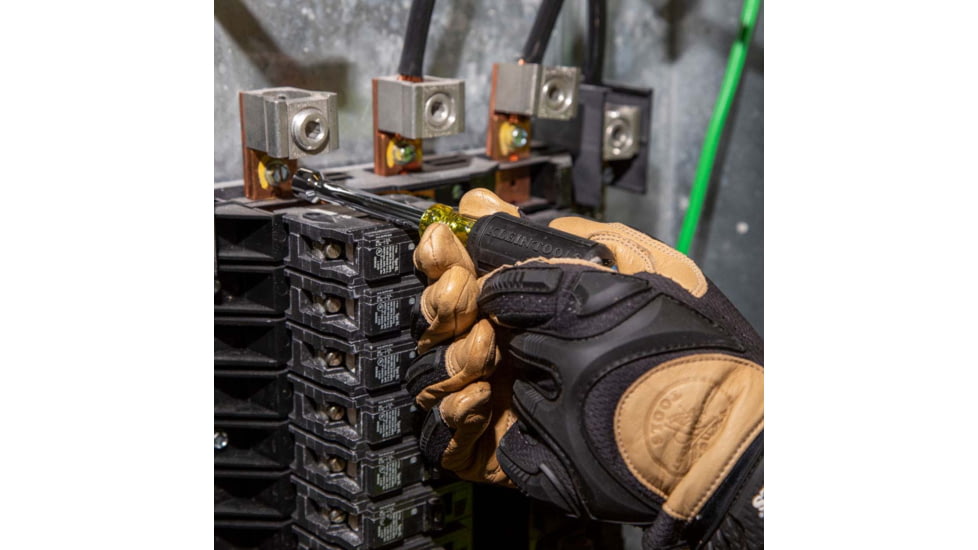 Klein Tools Magnetic Nut Driver Set, 3In Shaft, 7Piece, Black/Yellow, 631M