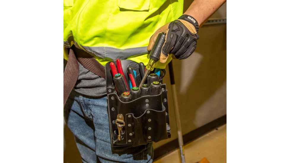 Klein Tools Magnetic Nut Driver Set, 3In Shaft, 7Piece, Black/Yellow, 631M