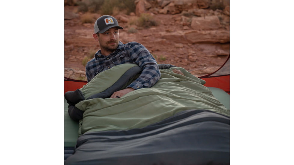 Klymit Big Cottonwood 0 Sleeping Bag, Green, Extra Large, 13CTGR00D