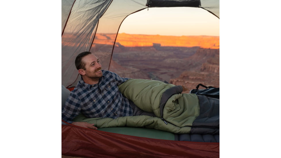 Klymit Big Cottonwood 0 Sleeping Bag, Green, Extra Large, 13CTGR00D