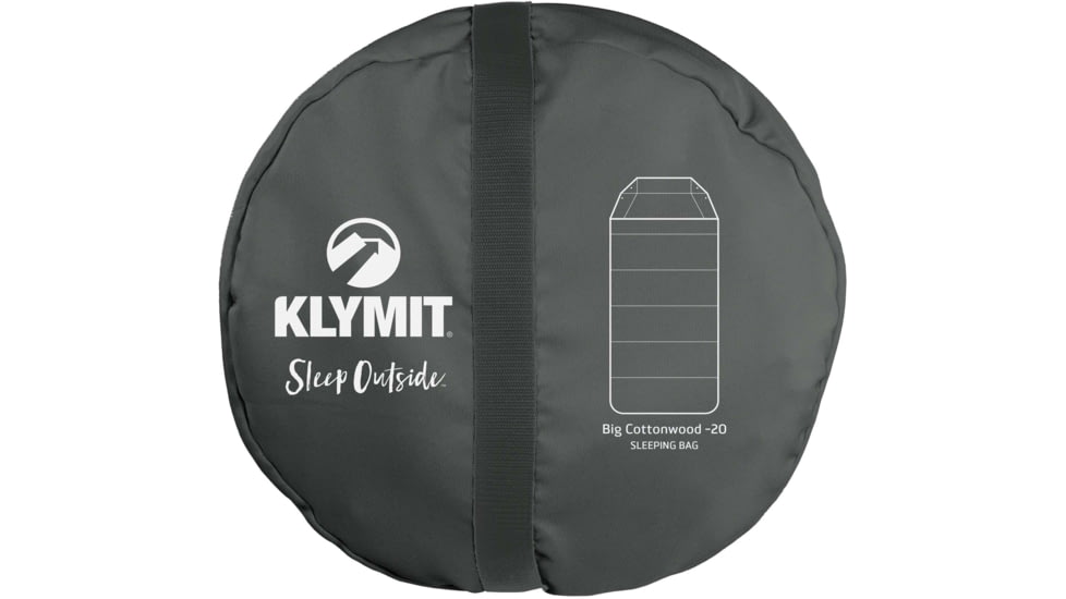 Klymit Big Cottonwood -20 Sleeping Bag, Tan, Extra Large, 13CTWAN2D
