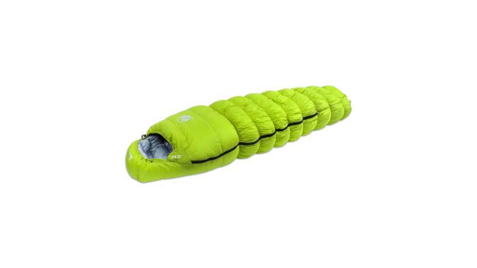 Klymit CampSaver KSB 20 Down Sleeping Bag, Green, 13KBGRCSC