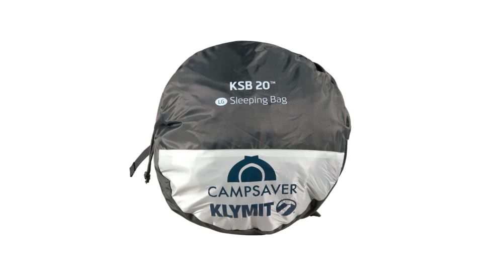 Klymit CampSaver KSB 20 Down Hybrid Sleeping Bag, Blue, 13KHBLCSC