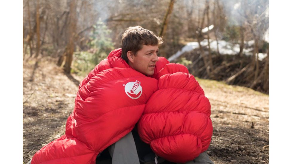 Klymit CampSaver KSB 20 Down Sleeping Bag, Green, 13KBGRCSC