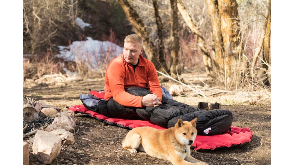 Klymit CampSaver KSB 20 Down Sleeping Bag, Green, 13KBGRCSC