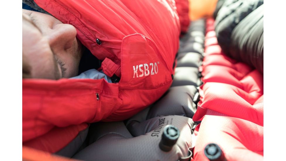 Klymit CampSaver KSB 20 Down Sleeping Bag, Green, 13KBGRCSC